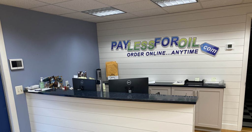 PayLessForOil.com front office
