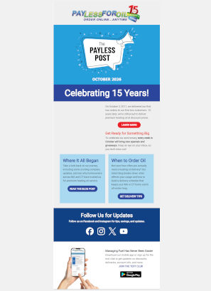 October 2026 Payless Post
